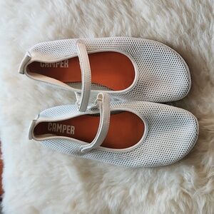 Camper perforated mary janes